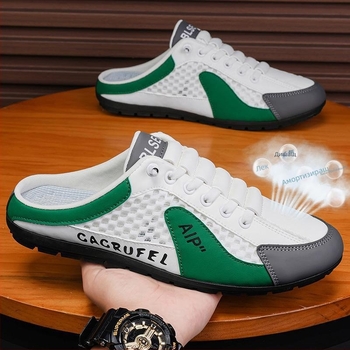 Мъжки обувки Lazy Shoes с връзки Мъжки обувки Летни нови получехли Маратонки Мъжки обувки без връзки Мъжки спортни и развлекателни обувки