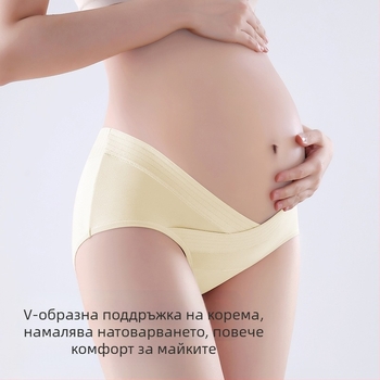 7A антибактериално бельо за бременни жени с ниска талия за бременни жени с U-образно коремче, безшевно дишащо бельо за бременни жени, производители на източници