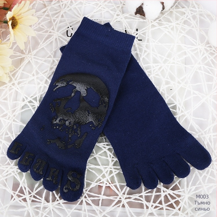 Мъжки чорапи с пет пръста, памучни мъжки чорапи с къси пръсти, външнотърговски, японски и корейски стил