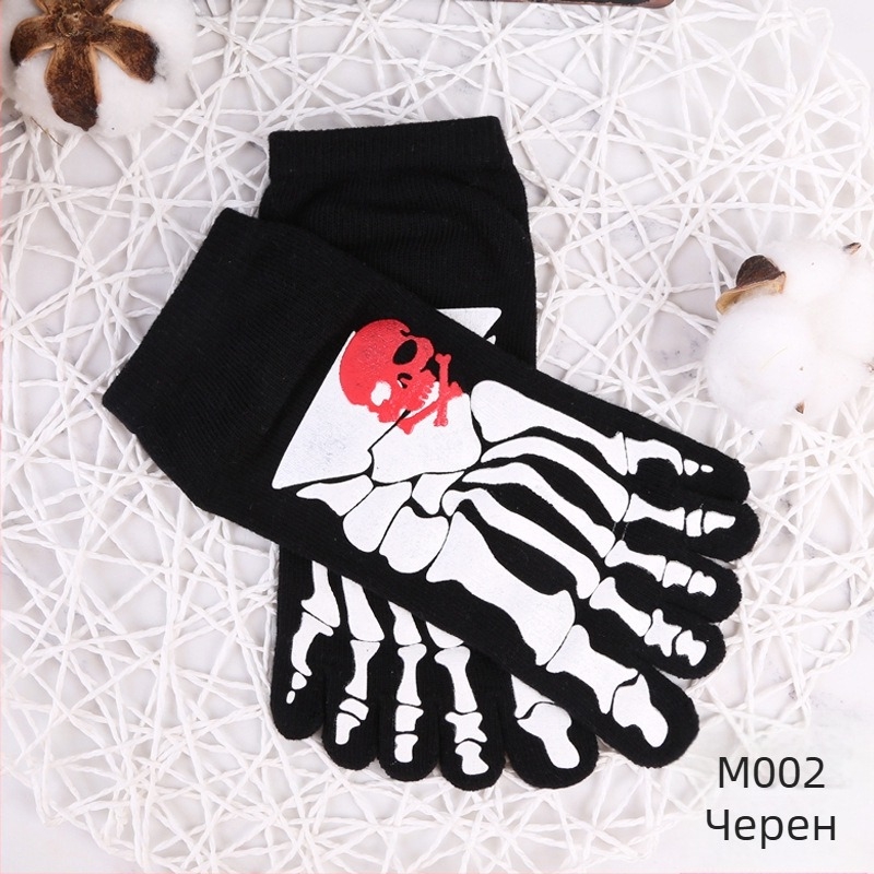 Мъжки чорапи с пет пръста, памучни мъжки чорапи с къси пръсти, външнотърговски, японски и корейски стил