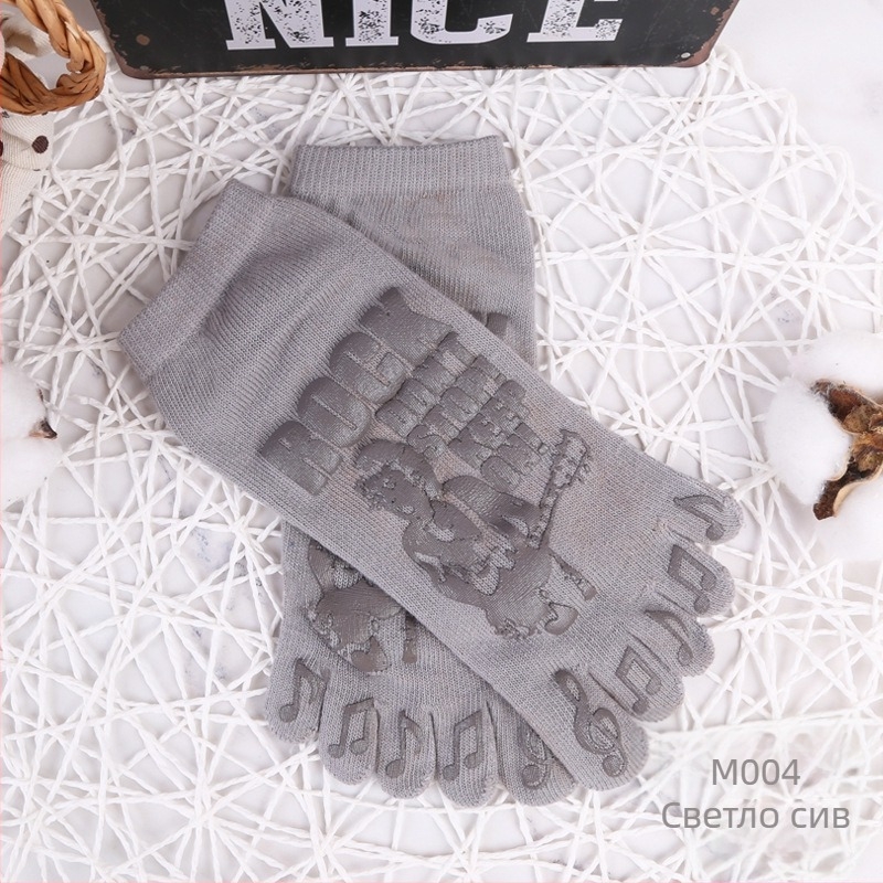 Мъжки чорапи с пет пръста, памучни мъжки чорапи с къси пръсти, външнотърговски, японски и корейски стил