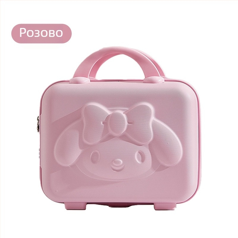 Куфар 14-инчов кутия за съхранение на багаж Melody, малка кутия с комбинирана ключалка, лек куфар за качване