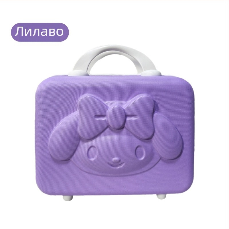 Куфар 14-инчов кутия за съхранение на багаж Melody, малка кутия с комбинирана ключалка, лек куфар за качване