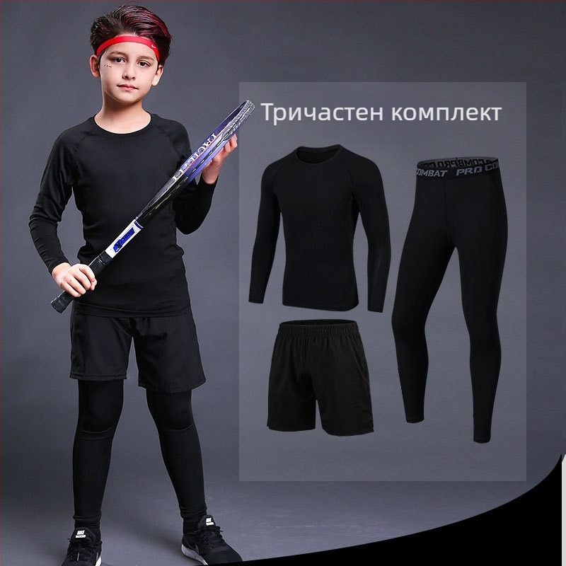 Детски клинове за тренировки, есенни и зимни спортни костюми, долнища, баскетболни, футболни, бързосъхнещи дрехи за момчета и момчета, фитнес