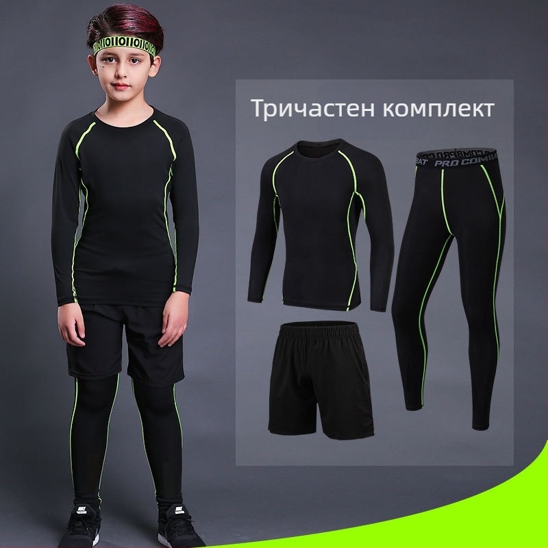 Детски клинове за тренировки, есенни и зимни спортни костюми, долнища, баскетболни, футболни, бързосъхнещи дрехи за момчета и момчета, фитнес
