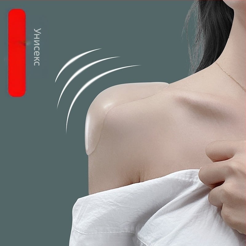 Подложка за рамо Artifact Right Angle Shoulder Beauty Shoulder Невидима дишаща силиконова фалшива рамо Прозрачна гъба Противохлъзгаща се унисекс подложка за рамо