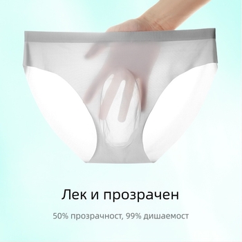 Летни ледени копринени еднократни дишащи тънки момчешки секси бикини, които изписват много от трансграничните косми на Taobao, поколение коса