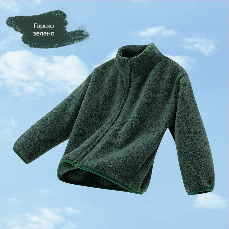 [Родителска рокля за семейство] Меко! Нуо Джи Джи! Плюшено детско палто с яка стойка, топло за възрастни wy2301