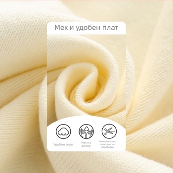 K-стил сладък детски жилет от чист памук, плетен жилет за бебета, категория есенно връхно облекло, детски жилетка