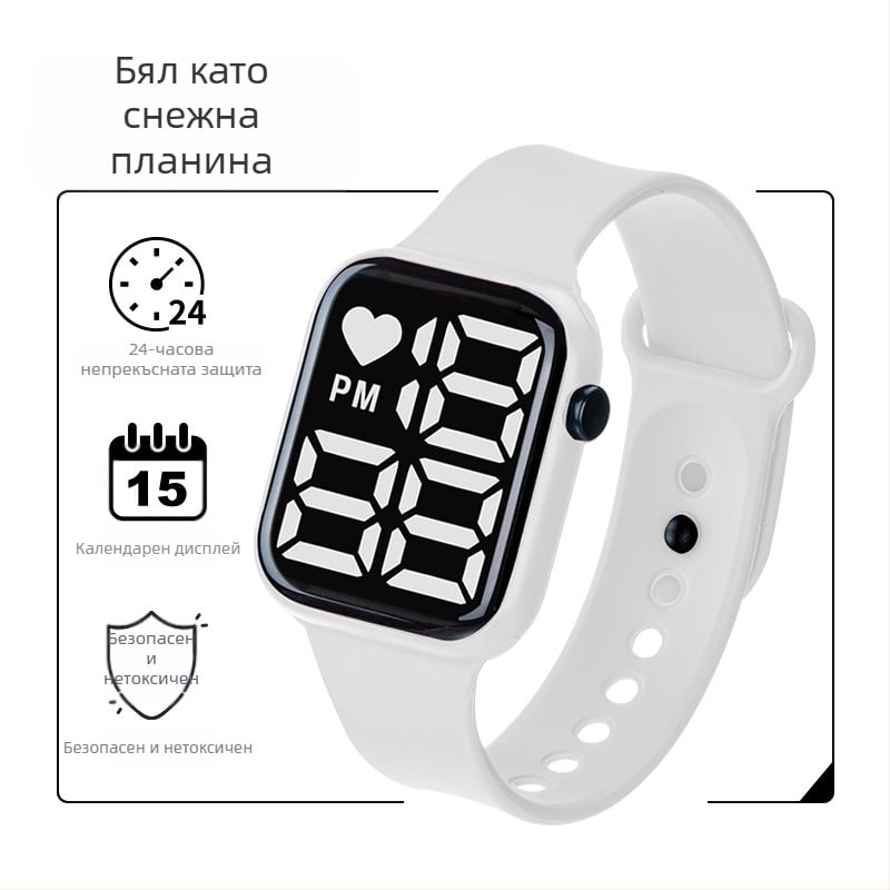 Y1 Експортен електронен магазин Най-продаван LED дигитален часовник за момчета и момичета, детски светещ дигитален часовник, водоустойчив голям циферблат