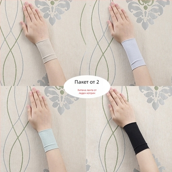 Фабрична директна лятна тънка спортна гривна за китка, готина каишка за китка за мъже и жени, абсорбираща потта, дишаща, ледена ръкавна, покривало за белези на едро