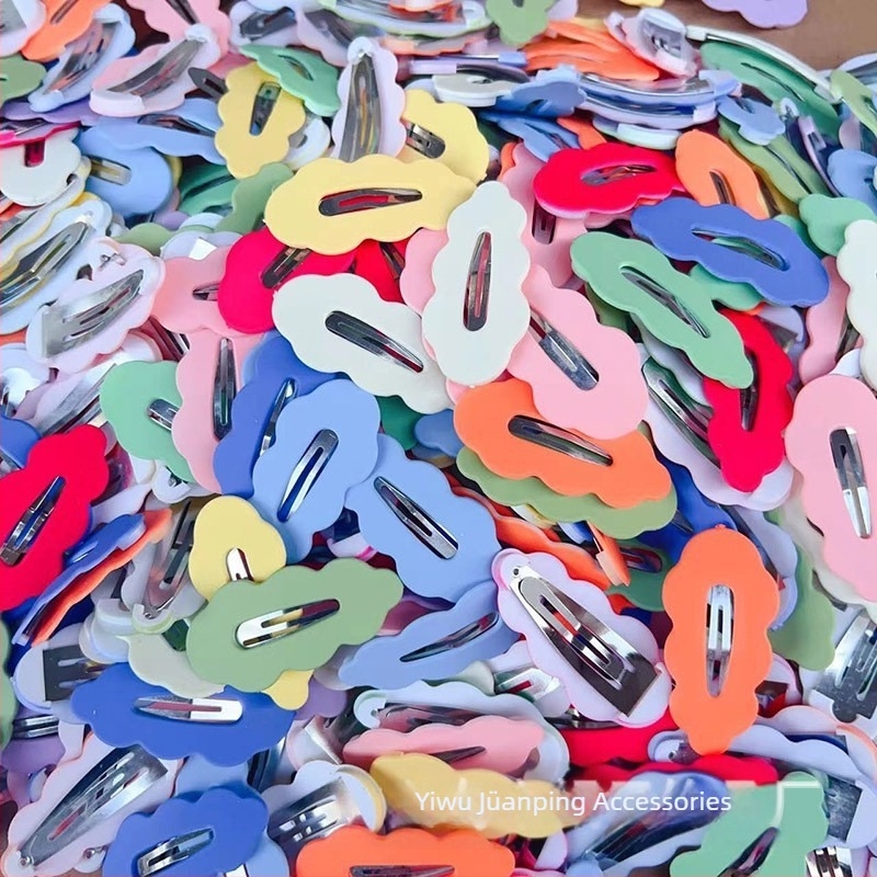 100 броя ~ Мини фиби за коса, червени, разклатени, детски, бретон, счупена коса, малка щипка, подарък, щанд за продажба на фиби