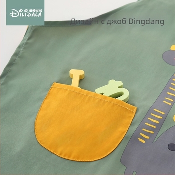 Бебешка престилка, водоустойчива, за момчета и деца, престилка за рисуване, против замърсяване, дрехи за рисуване с обратен дресинг за момичета, само за ученици от изкуството