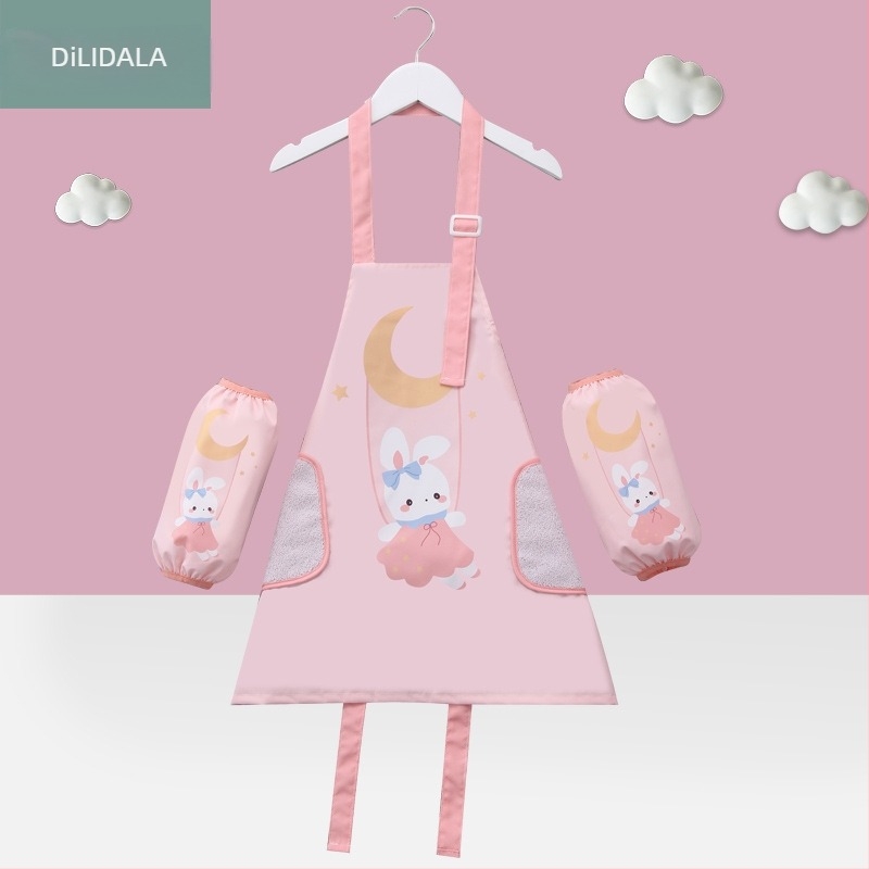 Бебешка престилка, водоустойчива, за момчета и деца, престилка за рисуване, против замърсяване, дрехи за рисуване с обратен дресинг за момичета, само за ученици от изкуството