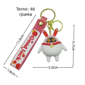Нов уникален ключодържател с нулева периферия, сладък бретон, плат, лепило, кукла, ученик, ученическа чанта, висулка, грабване, подарък на едро