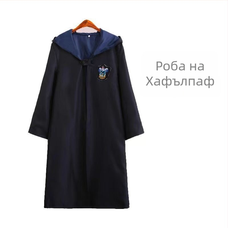 Дрехи за Хари Потър, костюм, пълен комплект, Грифиндор, обграждащ детска магическа роба, училищна униформа, магьосническа роба