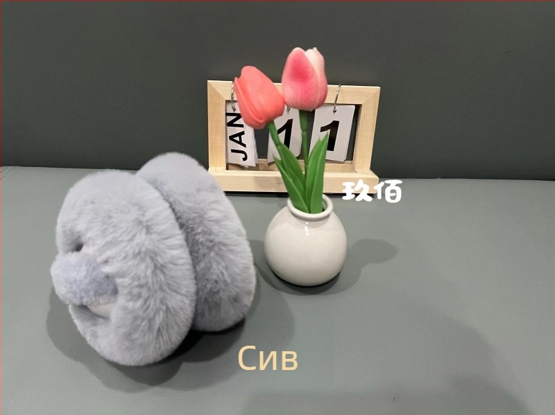 Зимни топли наушници, дамски, в корейски стил, сладки, за студенти, зимни, защита на ушите, плюшени наушници, против замръзване, несгъваеми