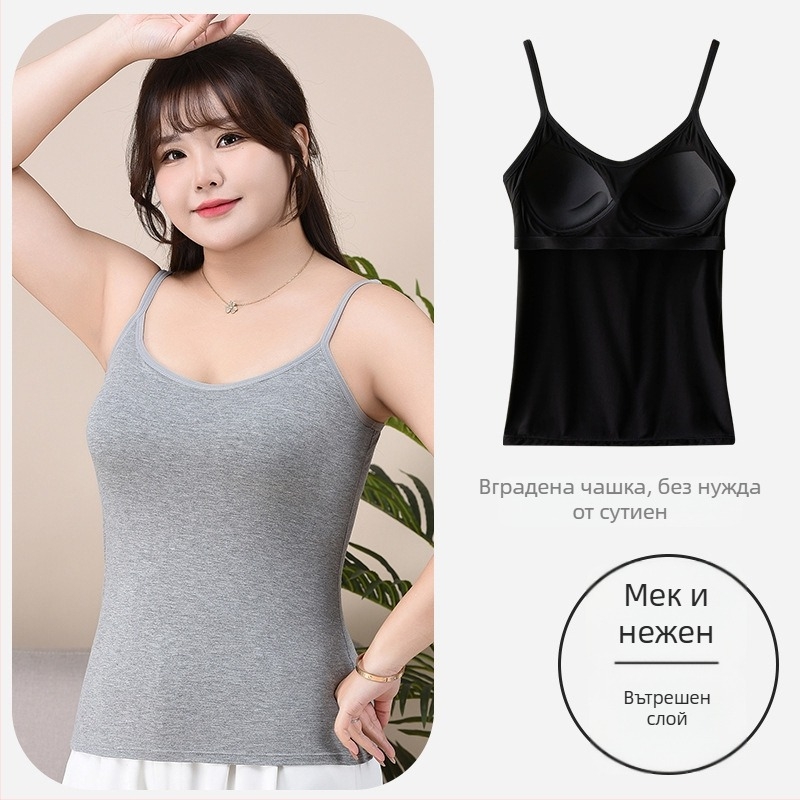 Дамски потник с големи размери, модален конец, дебели мм, 200 кг, с открити рамене и гръб, тънък, базово палто, лято