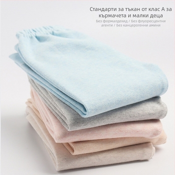 Бебешки единични поларени панталони за есен и зима за момчета и момичета Бебешки чисти памучни слим панталони Детски топли клинове