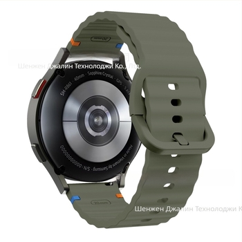 За Samsung watch765 вълнообразна каишка за часовник 20 мм силиконова каишка за часовник Huawei 22 мм цветна катарама силиконова каишка за китка