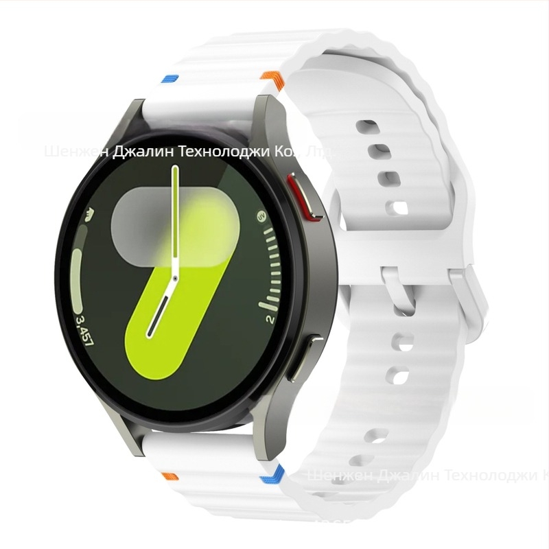 За Samsung watch765 вълнообразна каишка за часовник 20 мм силиконова каишка за часовник Huawei 22 мм цветна катарама силиконова каишка за китка