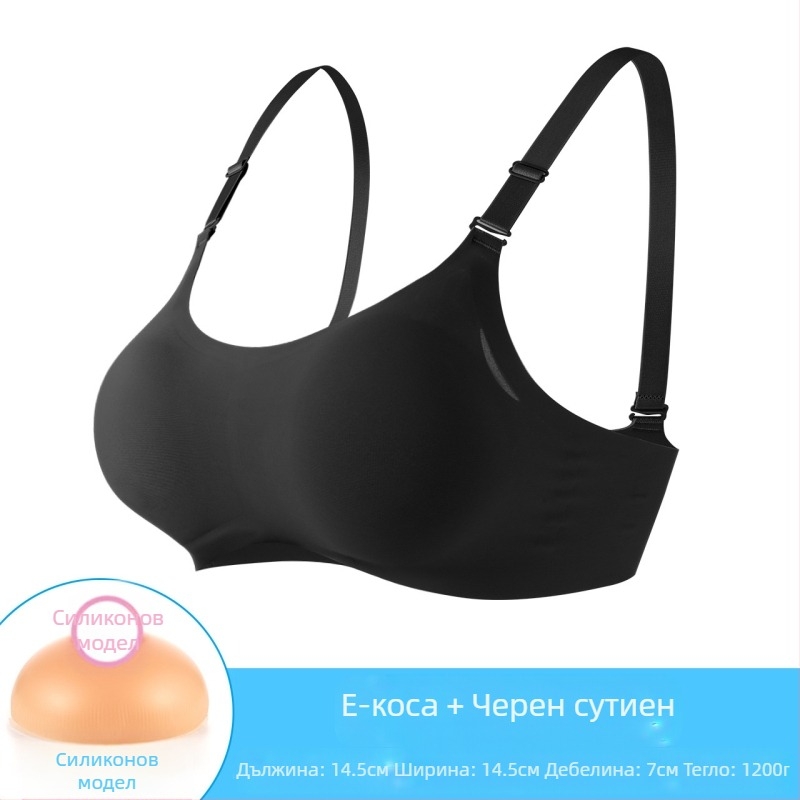 Специален протезен сутиен за гръдни импланти тип „анкер“, реалистични женски изкуствени гърди, супер голям артефакт за бюст, косплей силиконова половин топка