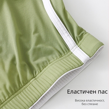 Мъжки бельо Zhongshan Aro, летни, от ледена коприна, ултратънки мрежести спортни бельо, мъжки свободни домашни шорти