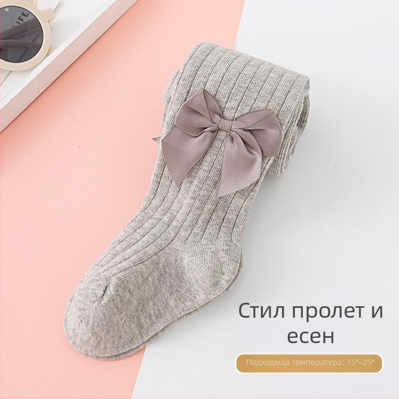 Детски чорапогащник, пролетни и есенни клинове за момичета, тънки бебешки, средно дебели, сладки