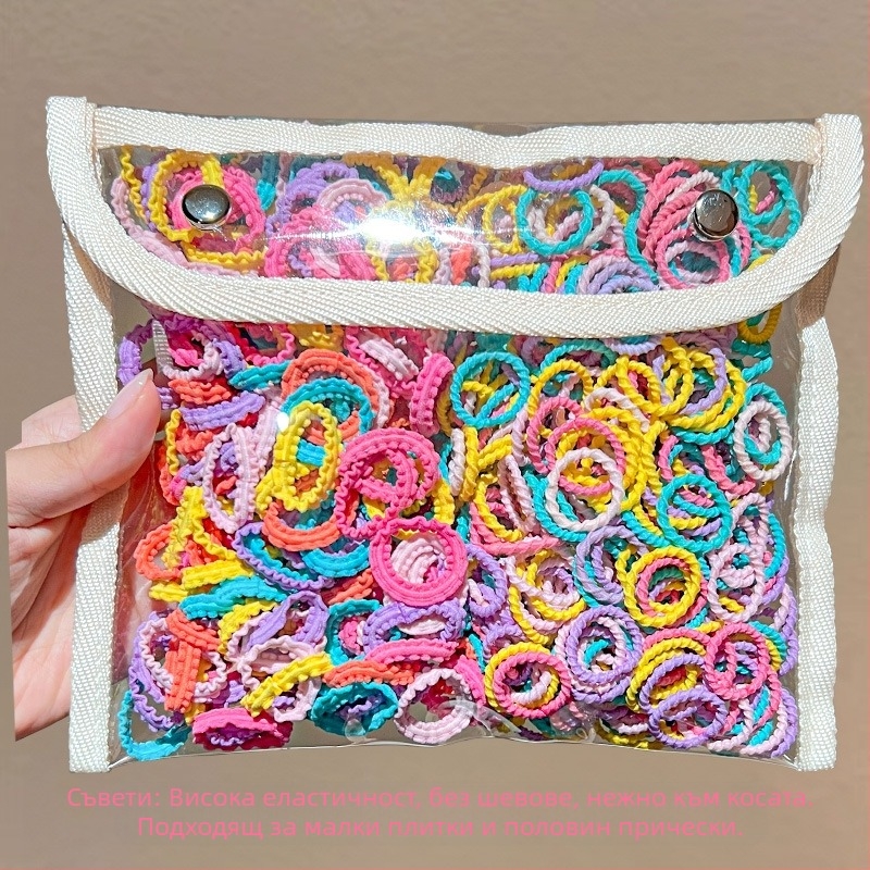 Детска гумена лента за бебета, малък размер, въже за глава, малка гумена лента за коса за момичета, въже за коса с палец, шапка