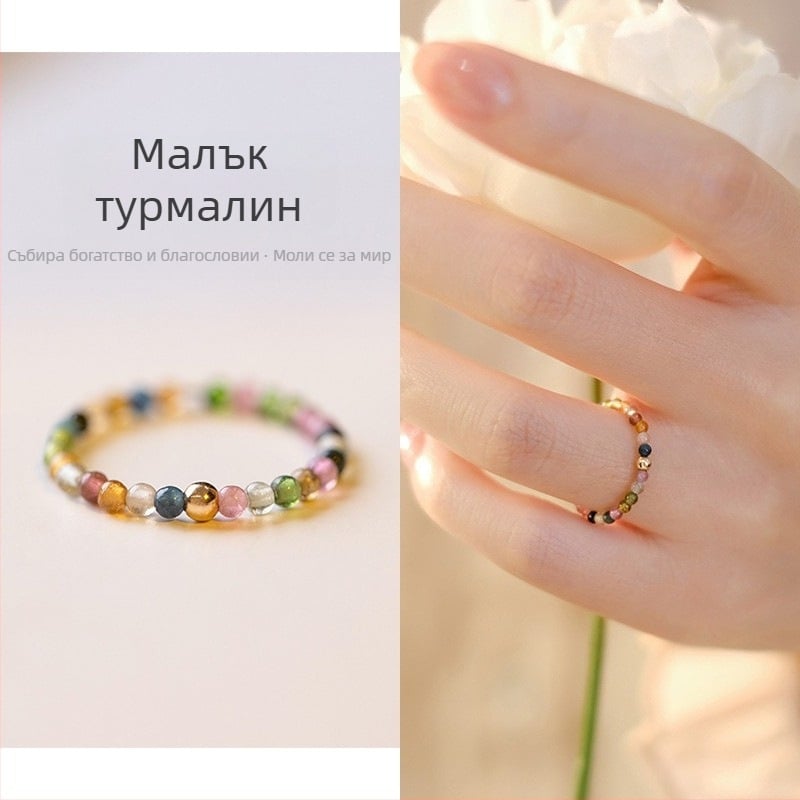 Сребърен пръстен 925, неизбледняващ, нишов, с естествен кристал, женски, ретро, елегантен, тюркоазен пръстен на едро, женски