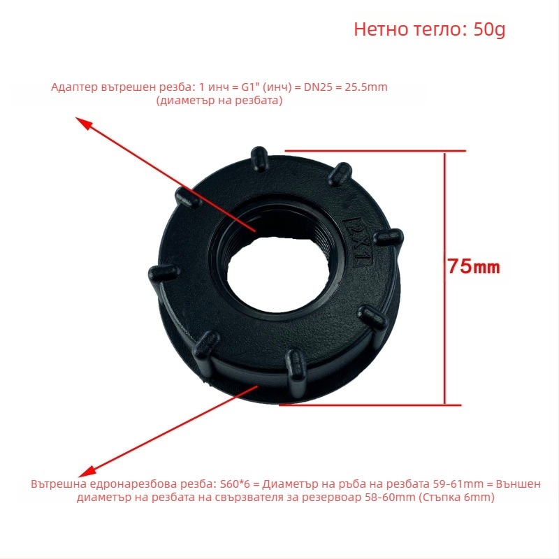 Киселинно- и алкалоустойчиви маслоустойчиви фитинги за тон-барел, съединение за тон-барел, редукторно съединение от неръждаема стомана за тон-барел 4 минути 6 минути 1 инч 32