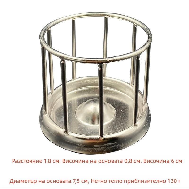 Кутия за хранене на костенурки, хранилка за храна, купа за храна от неръждаема стомана 304, катереща се купа за храна за домашни любимци, предназначена за трансгранично хранене, на склад