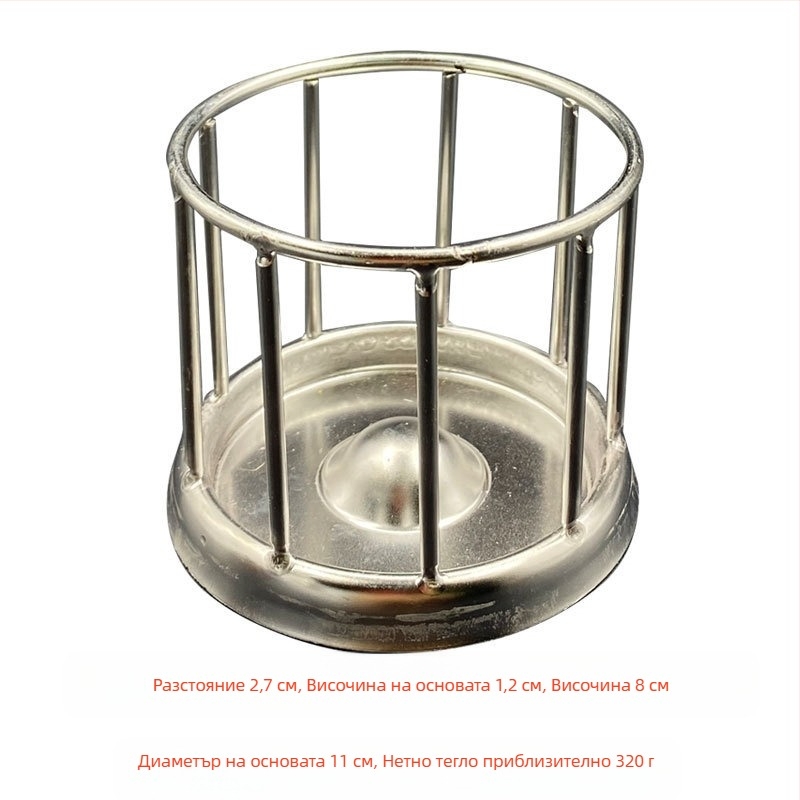 Кутия за хранене на костенурки, хранилка за храна, купа за храна от неръждаема стомана 304, катереща се купа за храна за домашни любимци, предназначена за трансгранично хранене, на склад