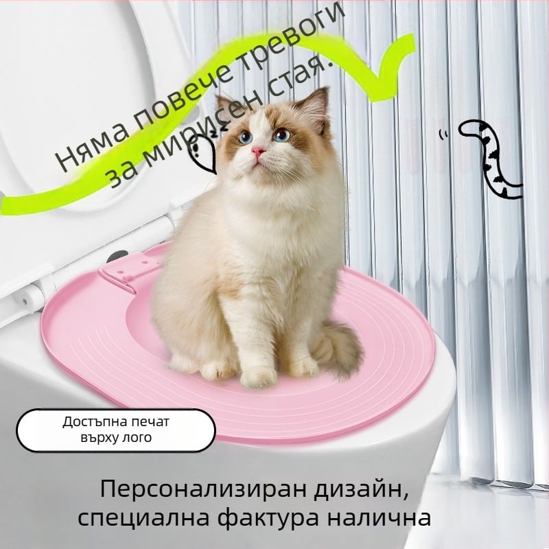 Голяма кутия за котешка тоалетна, дезодорант против пясък, удебелена тоалетна за начинаещи котки, дресер за котешка тоалетна, фабричен аутлет