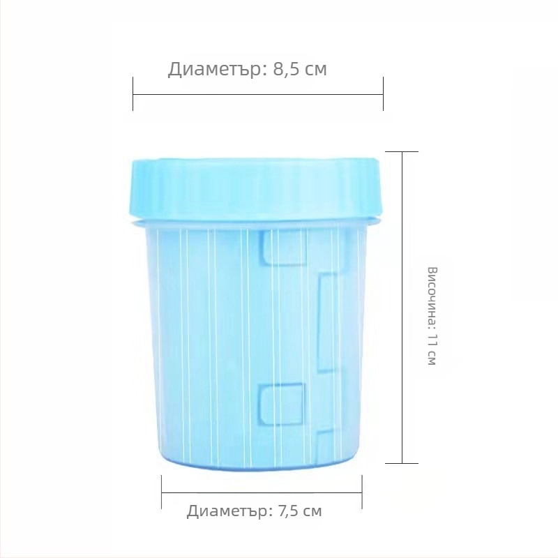 Продукти на Amazon Нова чаша за миене на краката на кучета Голяма силиконова чаша за миене на лапи за домашни любимци Почистваща чаша за лапи за кучета