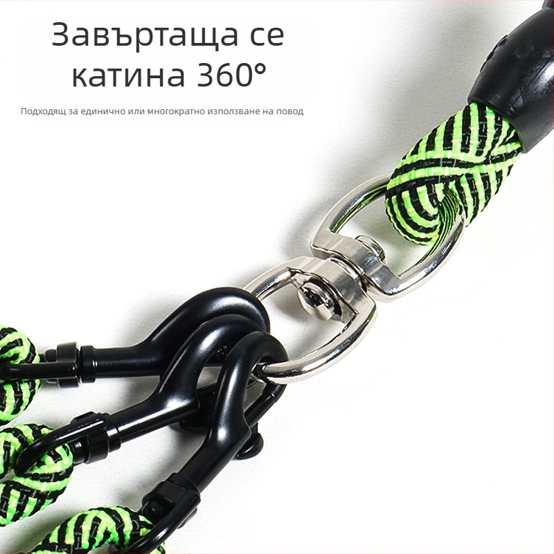 Каишка за домашни любимци от един до три, каишка от един до два, каишка за куче, каишка за куче, многоглава, двуглава, подвижна, на едро