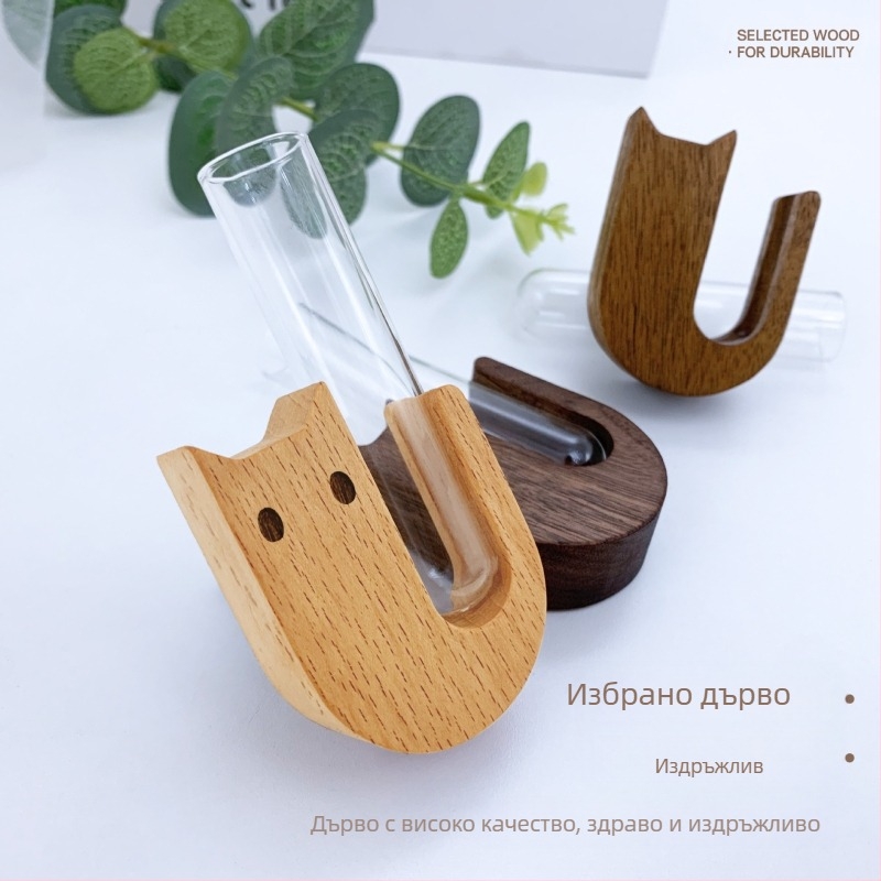 Кутия за възпоменание от масивна дървесина за домашни любимци, котешка брада, стикер за хладилник, колекция от сувенири, кучешка брада, колекционер