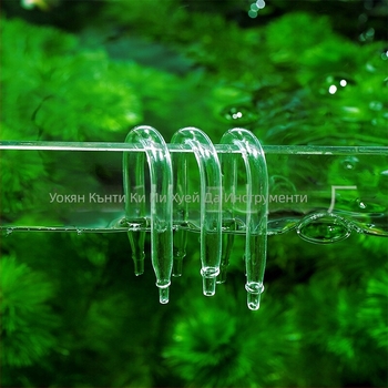 Аквариумно оборудване CO2 рафинерия U конектор вода трева тръба U конектор за тръба въглероден диоксид U връзка co2