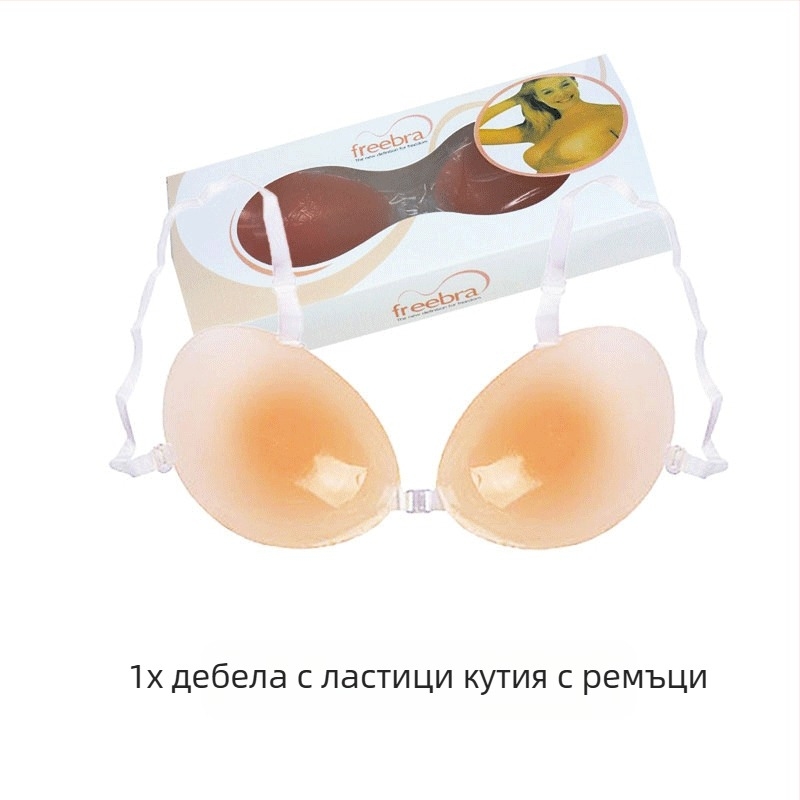 Силиконова лепенка за гърди, дамски силиконов невидим сутиен, удебелен пластир за гърди с повдигащ ефект, без презрамки, силиконов сутиен на склад