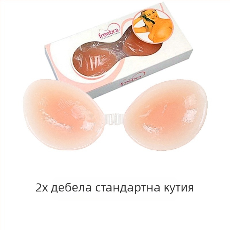 Силиконова лепенка за гърди, дамски силиконов невидим сутиен, удебелен пластир за гърди с повдигащ ефект, без презрамки, силиконов сутиен на склад