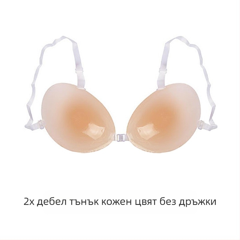 Силиконова лепенка за гърди, дамски силиконов невидим сутиен, удебелен пластир за гърди с повдигащ ефект, без презрамки, силиконов сутиен на склад