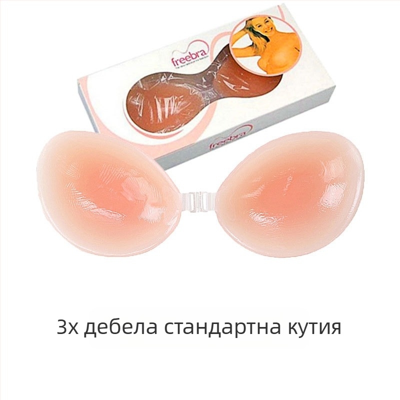 Силиконова лепенка за гърди, дамски силиконов невидим сутиен, удебелен пластир за гърди с повдигащ ефект, без презрамки, силиконов сутиен на склад