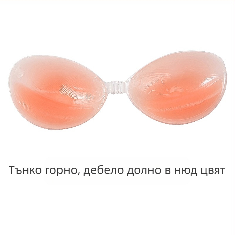 Силиконова лепенка за гърди, дамски силиконов невидим сутиен, удебелен пластир за гърди с повдигащ ефект, без презрамки, силиконов сутиен на склад