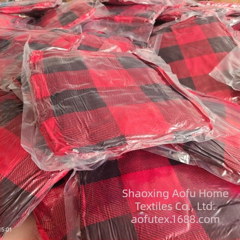 Temu Cross-Border Удебелена карирана риза с цип и качулка, мързелива риза за двойки, домашни дрехи, фланелено одеяло за мързеливо носене, суитшърт