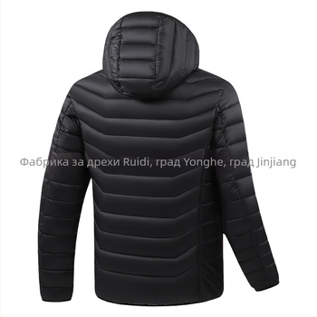 Памучно палто с четири контрола, 25 зони за отопление, ново облекло за отопление с голяма площ, европейско и американско, популярно памучно палто за отопление на едро