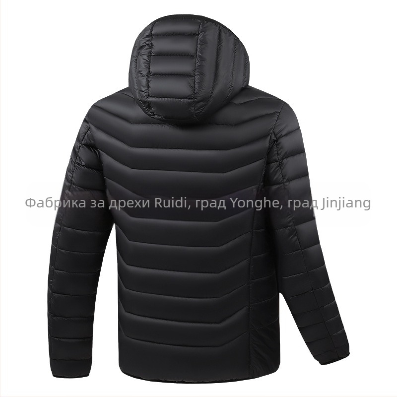 Памучно палто с четири контрола, 25 зони за отопление, ново облекло за отопление с голяма площ, европейско и американско, популярно памучно палто за отопление на едро