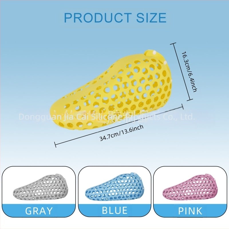 Трансгранична нова висококачествена силиконова торбичка за мързеливи обувки, торбичка за пране на обувки за пералня, торбичка за защита на обувките от деформация