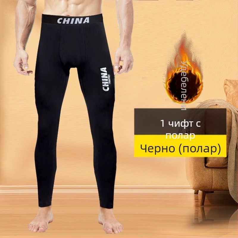 Топли мъжки зимни панталони с полар, удебелени, тийнейджъри, големи размери, Boys de Velvet, мъжки дълги панталони, тясно бельо