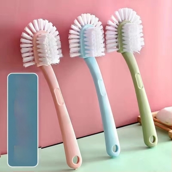 Петстранна четка за обувки, домакинска четка с дълга дръжка, измиване на обувки, специална многофункционална четка за почистване на артефакти, универсална четка за почистване без мъртъв ъгъл