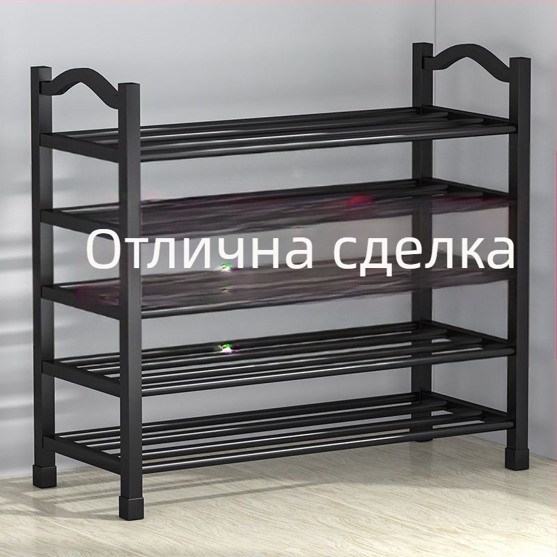 Многослойна домакинска стойка за обувки, проста врата, студентско общежитие, прахоустойчива и здрава, популярна стойка за съхранение на обувки